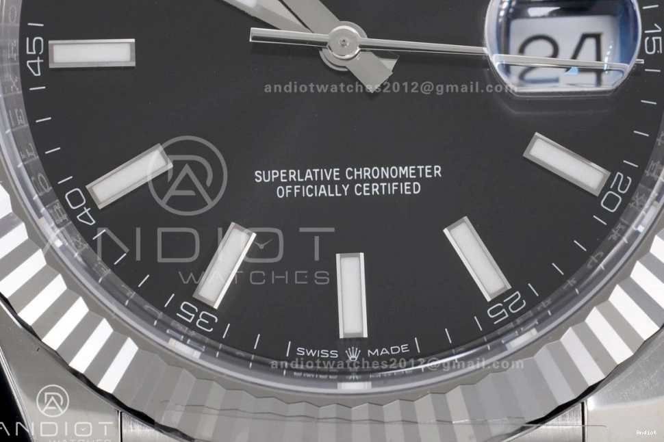 41 Bracelet 1:1 Clean Jubilee Dial 126334 (72 904L Edition Hours SH3235 Power Reserve) Black DateJust Best on Steel 0207